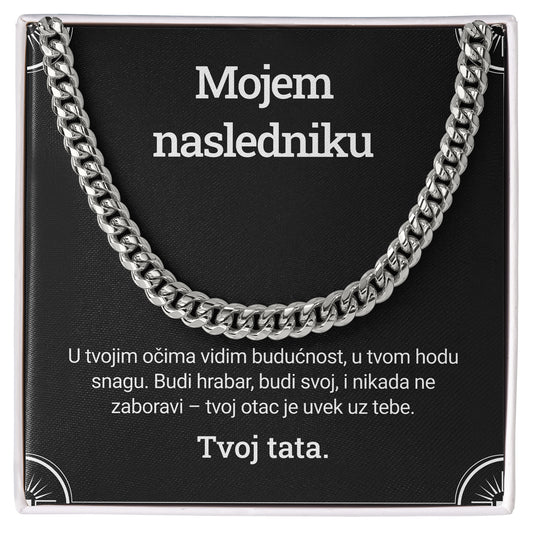 Mojem nasledniku – Posveta sa lančićem za sina od oca