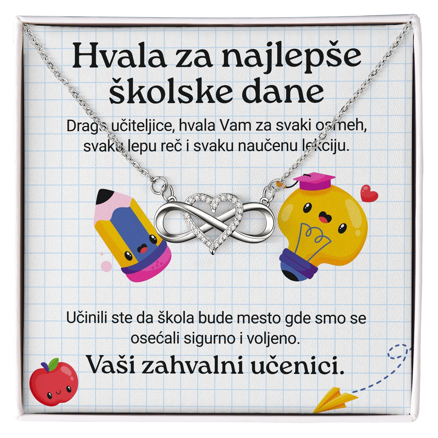 Hvala za najlepše školske dane - Posveta sa lančićem za učiteljicu