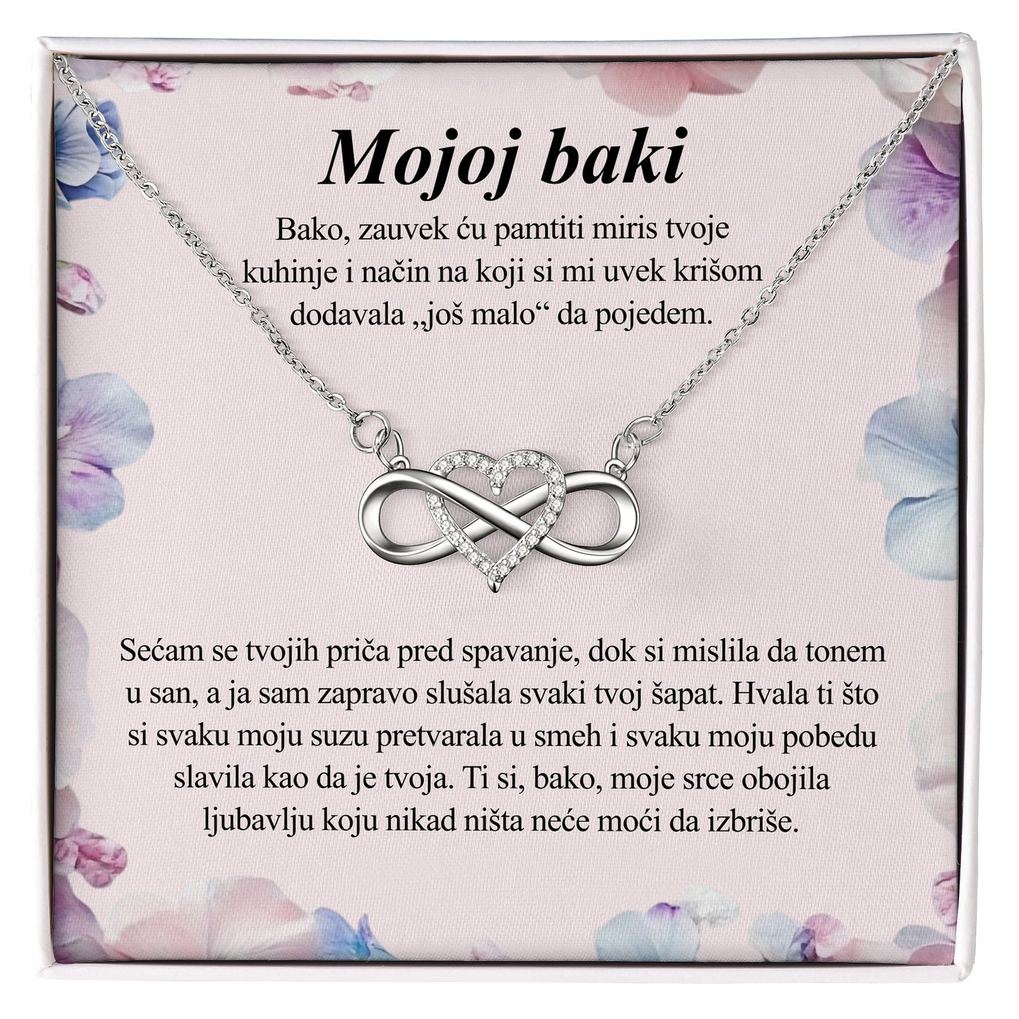 Mojoj baki - Posveta sa lančićem za baku od unuke