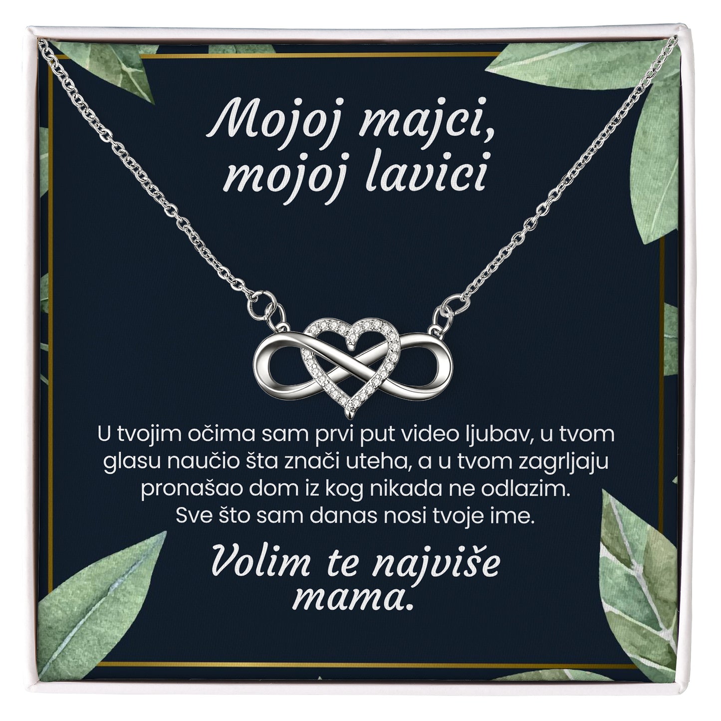 Mojoj majci, mojoj lavici - Posveta sa lančićem za majku od sina