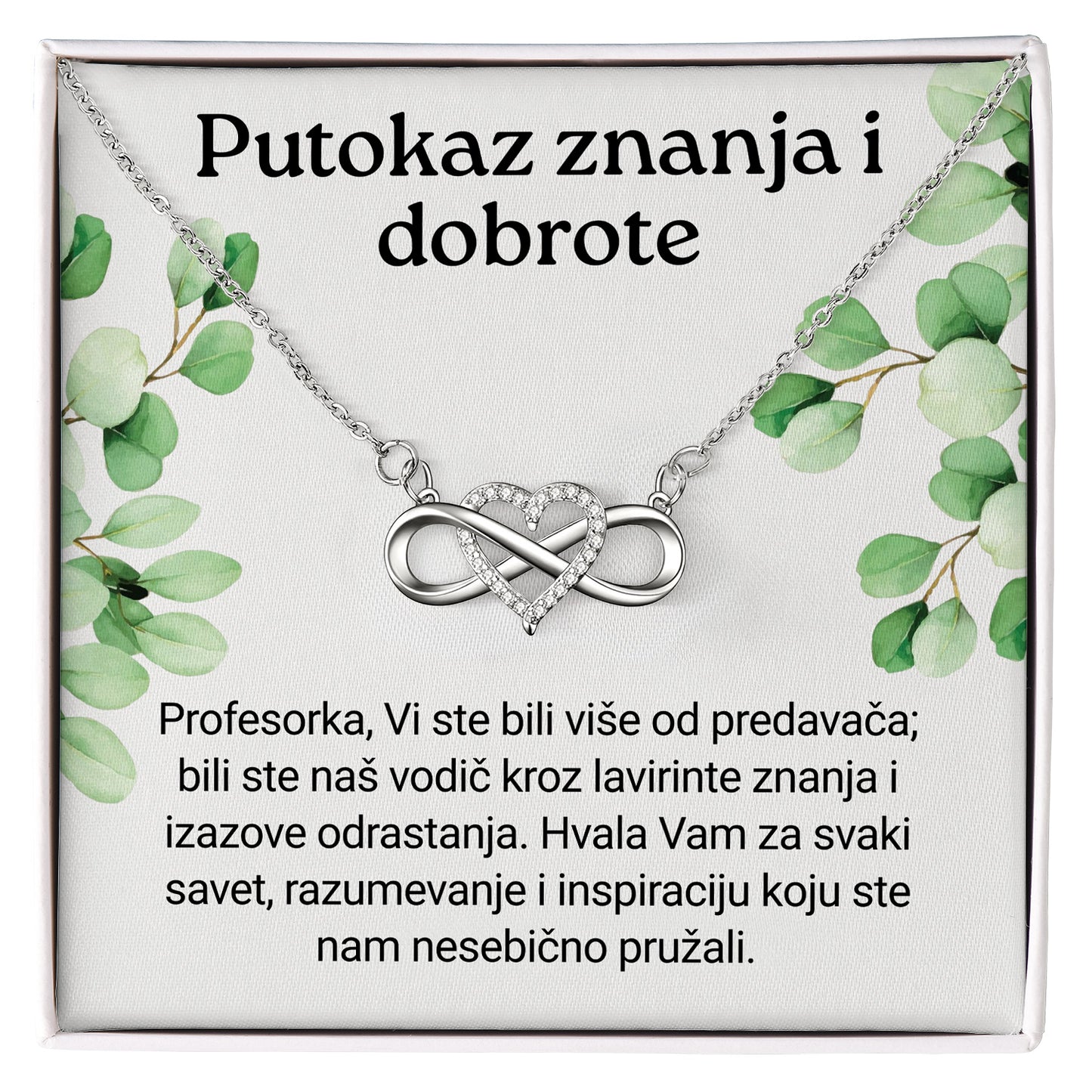 Putokaz znanja i dobrote  - Posveta sa lančićem za učiteljicu
