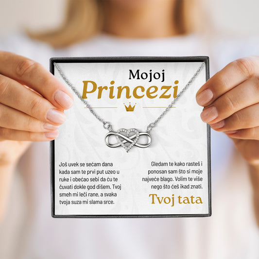 Mojoj princezi – Posveta sa lančićem za ćerku od oca