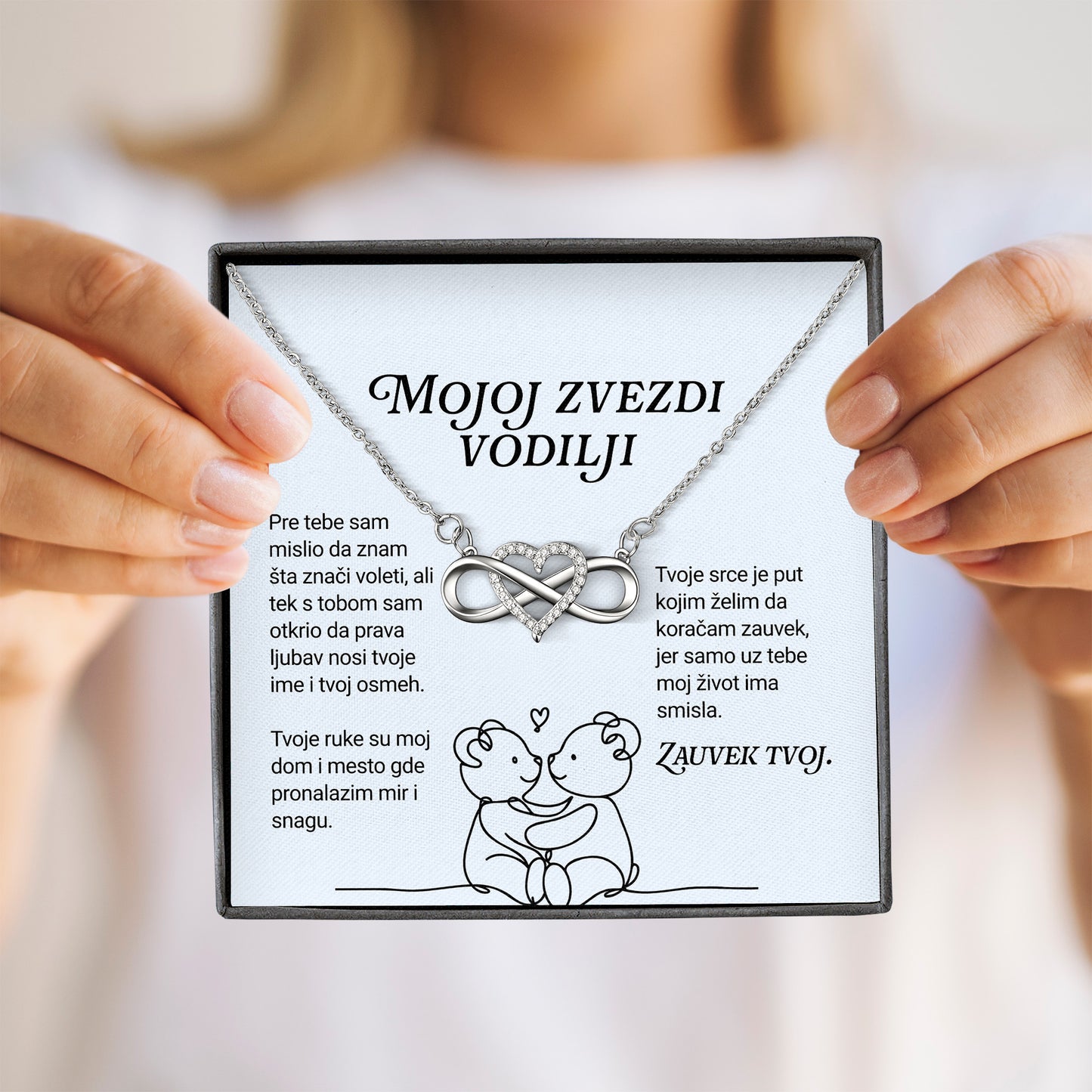 Mojoj zvezdi vodilji - Posveta sa lančićem za devojku od momka