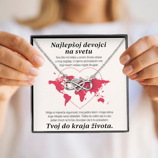 Najlepšoj devojci na svetu - Posveta sa lančićem za devojku od momka