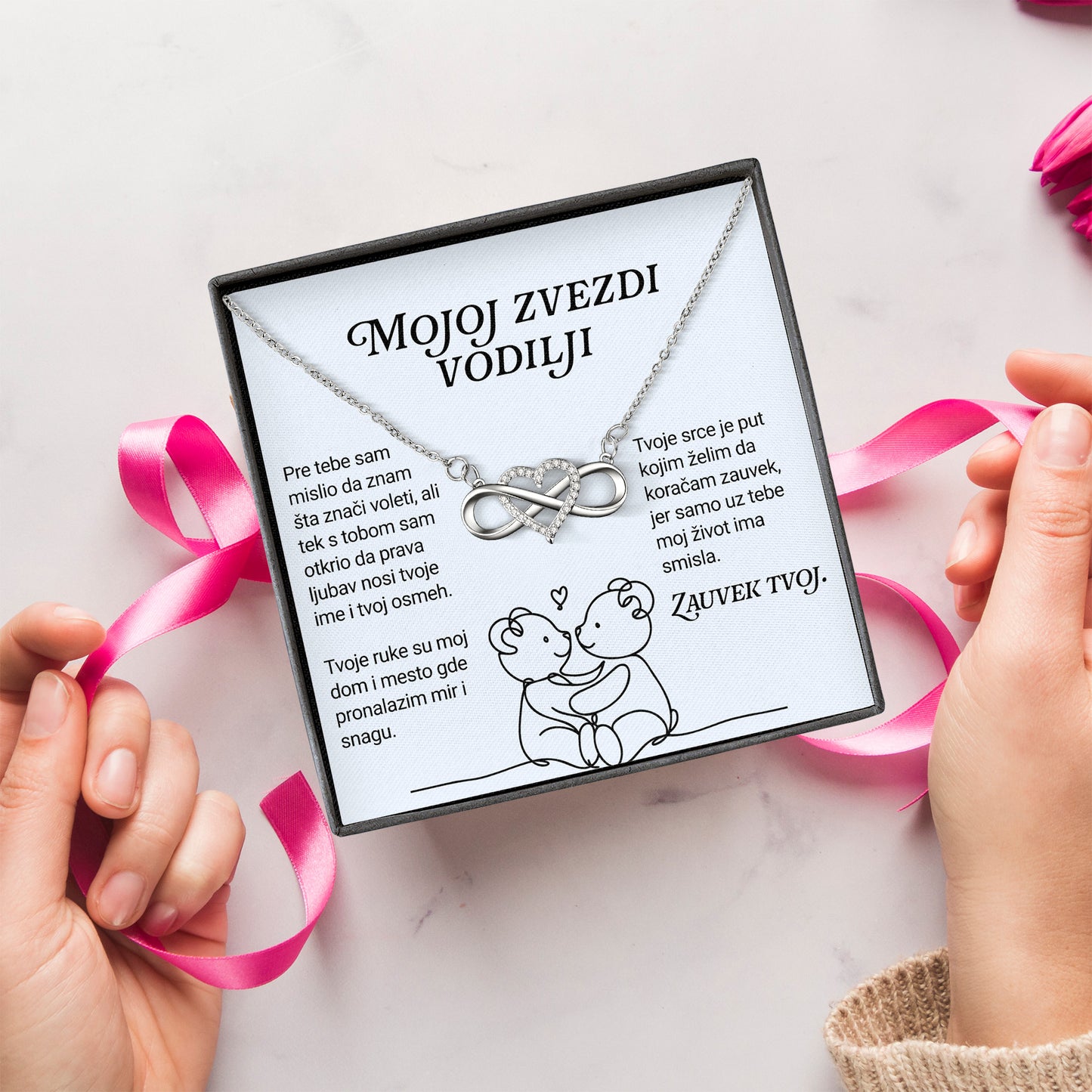 Mojoj zvezdi vodilji - Posveta sa lančićem za devojku od momka