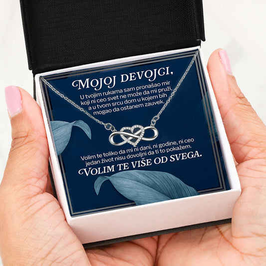 Mojoj devojci -  Posveta sa lančićem za devojku od momka