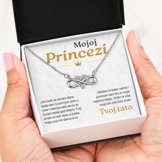 Mojoj princezi – Posveta sa lančićem za ćerku od oca