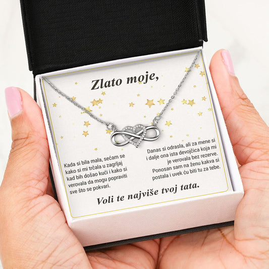 Zlato moje - Posveta sa lančićem za ćerku od oca
