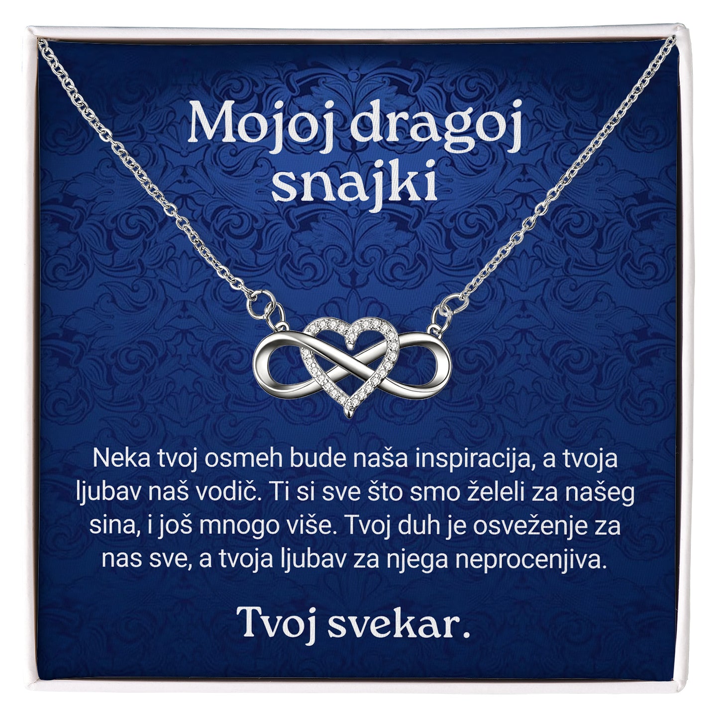 Mojoj dragoj snajki – Posveta sa lančićem za snajku od svekra