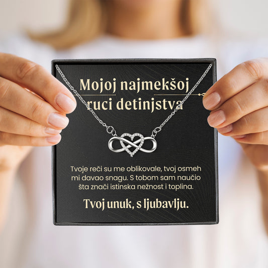 Mojoj najmekšoj ruci detinjstva – Posveta sa lančićem za baku od unuka