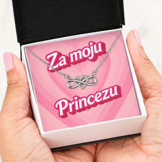 Za moju princezu - Posveta sa lančićem za nju