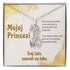Mojoj princezi – Posveta sa lančićem za ćerku od oca (Žirafa)