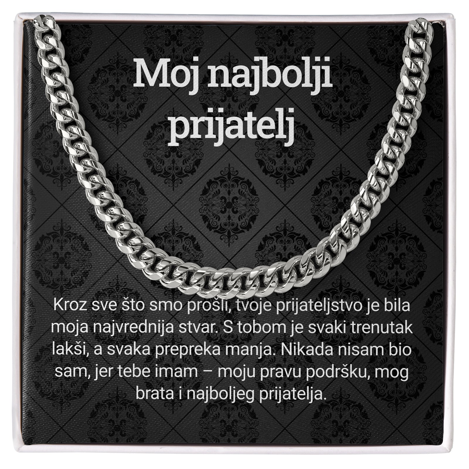 Moj najbolji prijatelj – Posveta sa lančićem od brata za brata