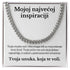 Mojoj najvećoj inspiraciji – Posveta sa lančićem za dedu od unuke
