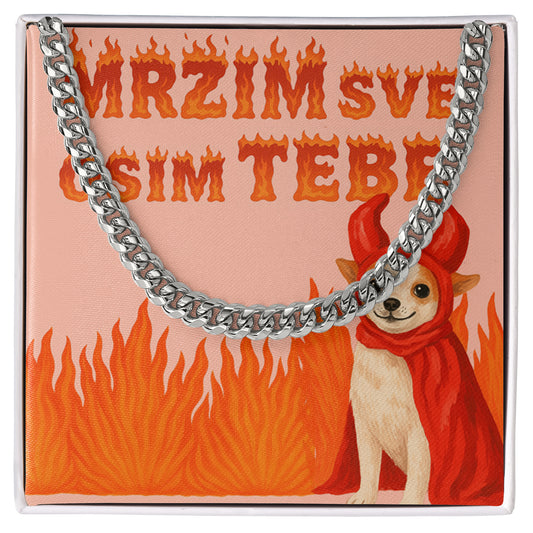 Mrzim sve osim tebe – Posveta sa lančićem za njega