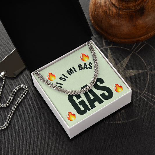 Ti si mi bas gas – Posveta sa lančićem za njega