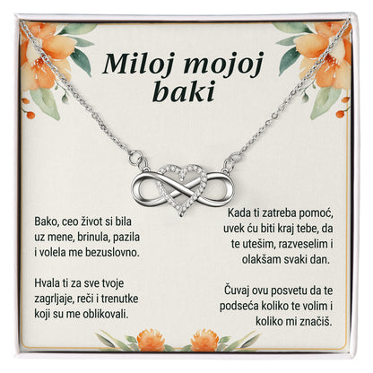 Miloj mojoj baki - Posveta sa lančićem za baku od unuka