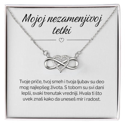 Mojoj nezamenjivoj tetki – Posveta sa lančićem za tetku