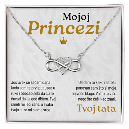Mojoj princezi – Posveta sa lančićem za ćerku od oca
