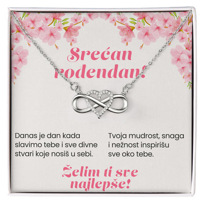 Srećan rođendan, Želim ti sve najlepše!  - Posveta sa lančićem za rođendan