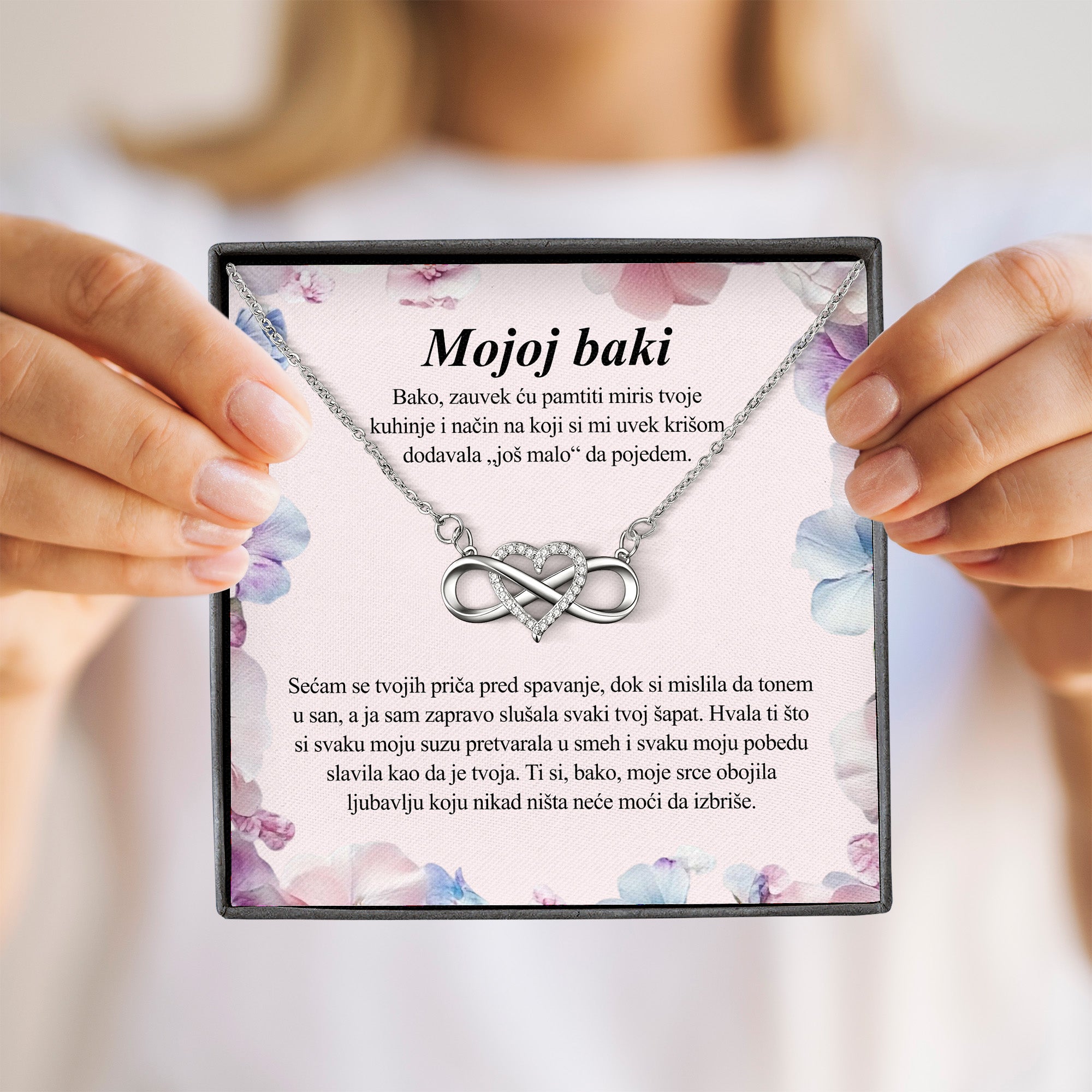 Mojoj baki - Posveta sa lančićem za baku od unuke