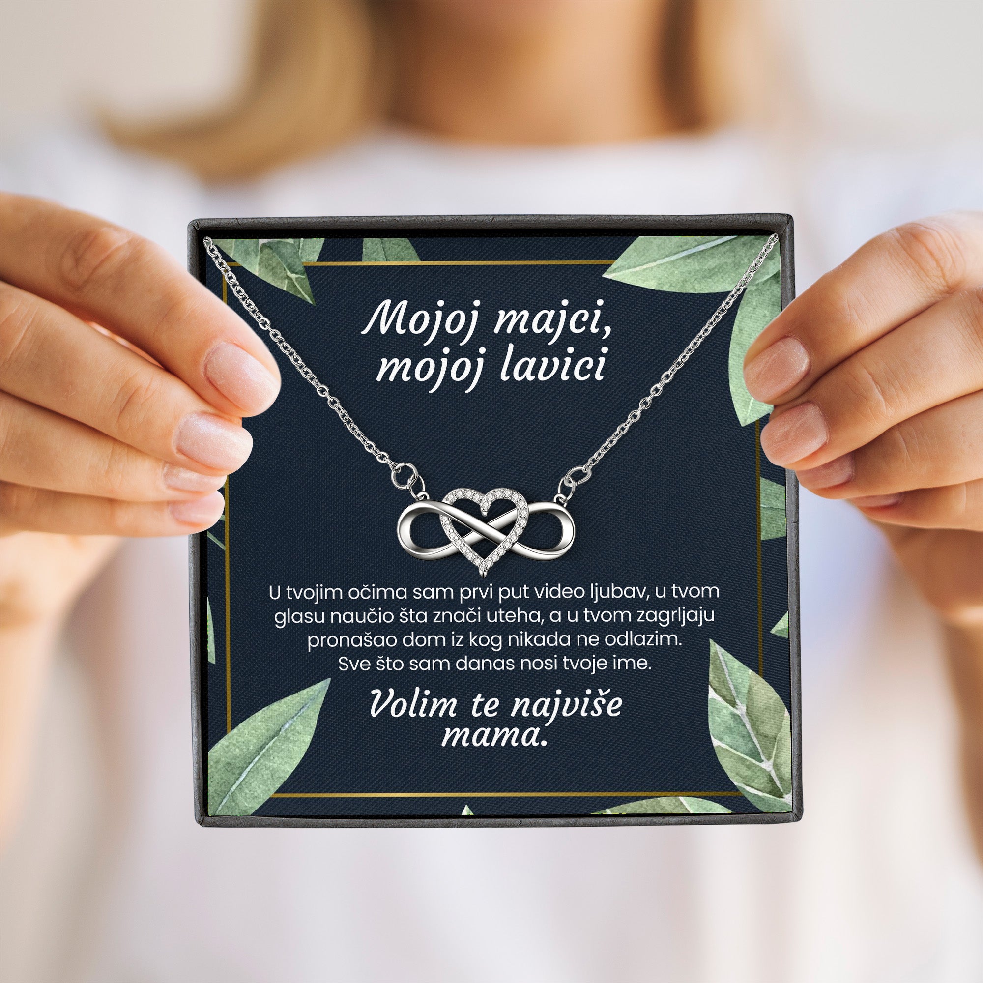 Mojoj majci, mojoj lavici - Posveta sa lančićem za majku od sina