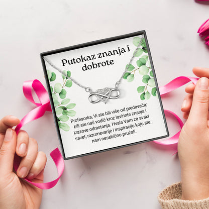 Putokaz znanja i dobrote  - Posveta sa lančićem za učiteljicu