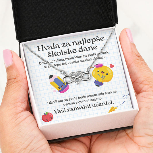 Hvala za najlepše školske dane - Posveta sa lančićem za učiteljicu