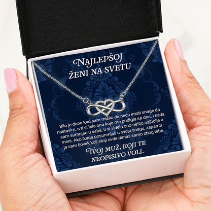 Najlepšoj ženi na svetu - Posveta sa lančićem za suprugu od muža