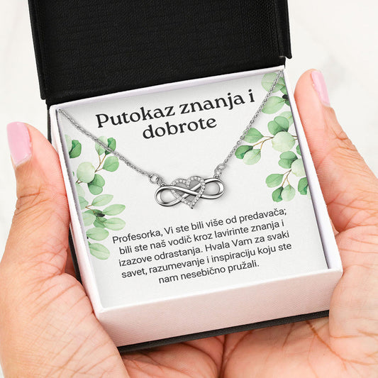 Putokaz znanja i dobrote  - Posveta sa lančićem za učiteljicu