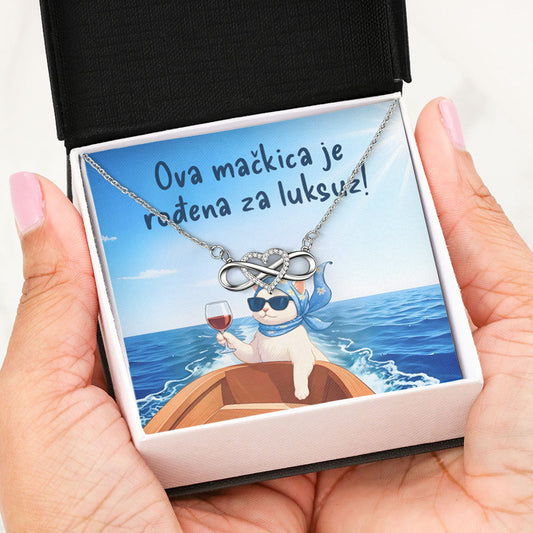 Ova mačkica je rođena za luksuz! - Posveta sa lančićem za rođendan