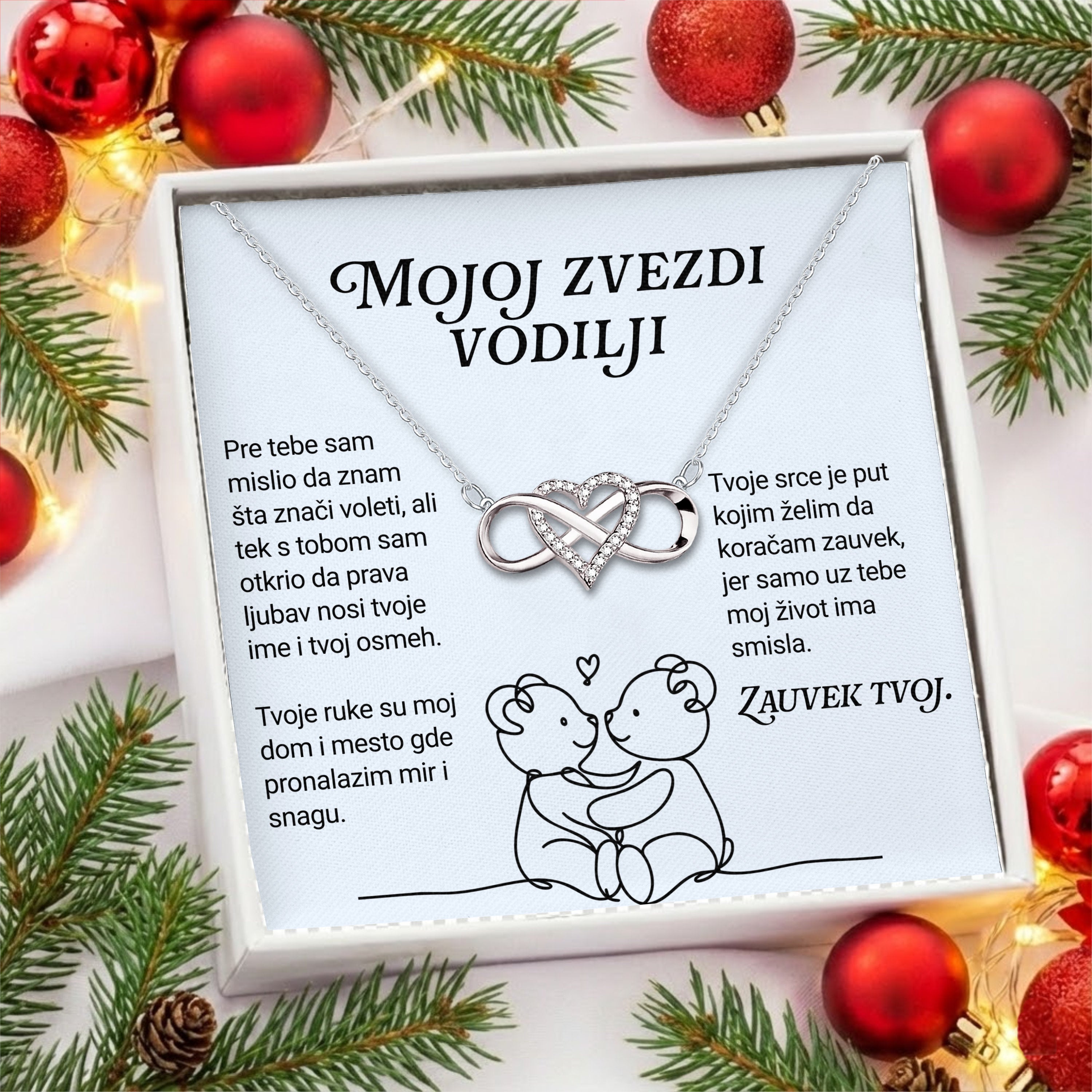 Mojoj zvezdi vodilji - Posveta sa lančićem za devojku od momka
