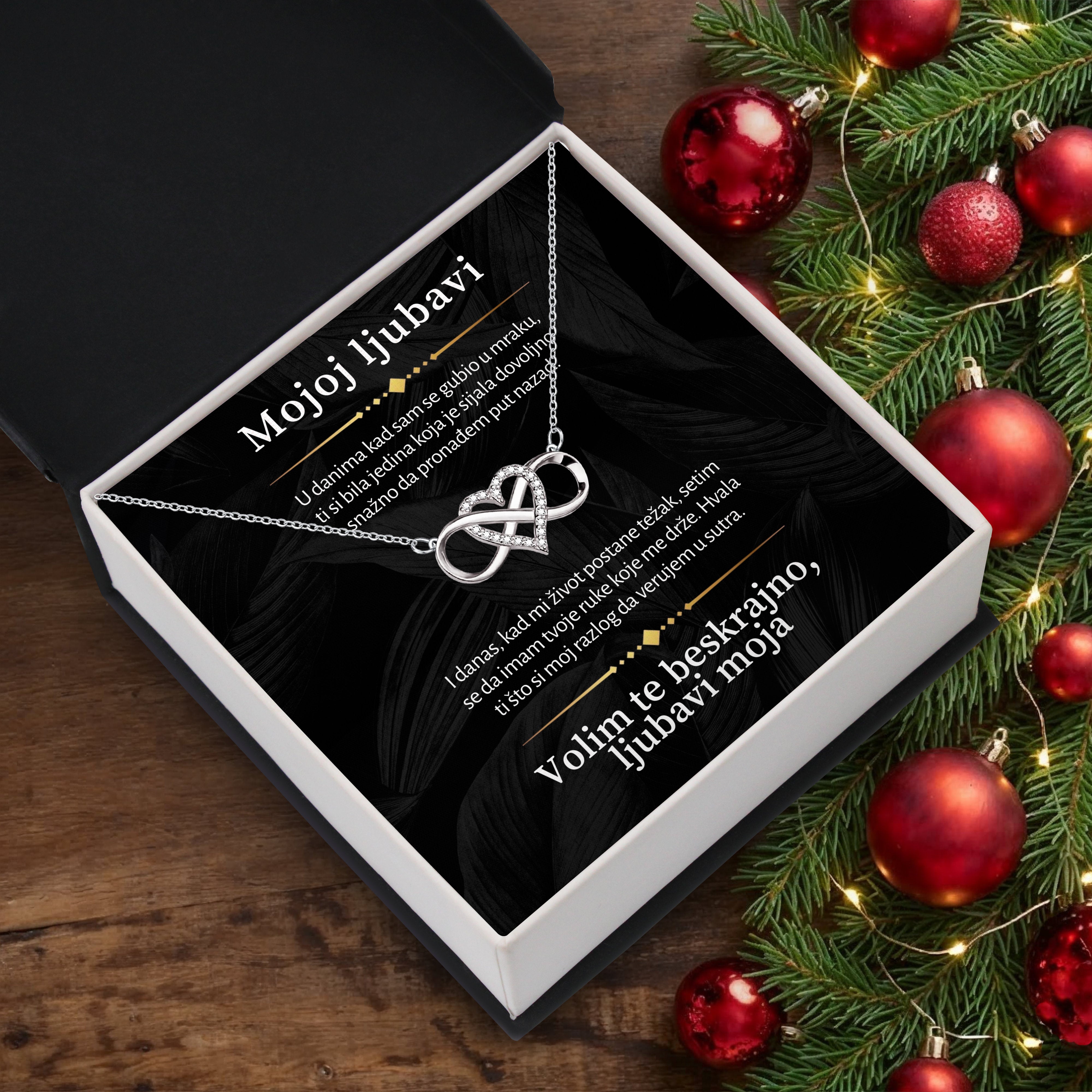 Mojoj ljubavi - Posveta sa lančićem za devojku od momka