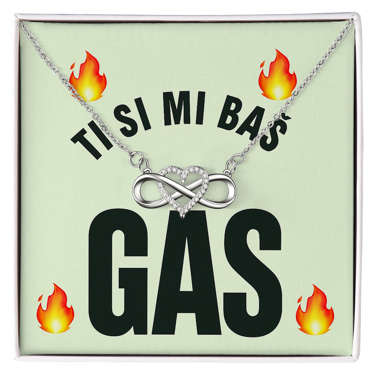 Ti si mi baš GAS - Posveta sa lančićem za nju