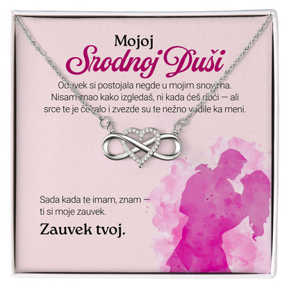 Mojoj srodnoj duši – Posveta sa lančićem za devojku od momka