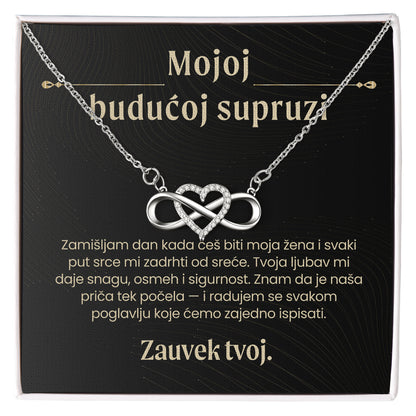 Mojoj budućoj supruzi – Posveta sa lančićem za devojku od momka