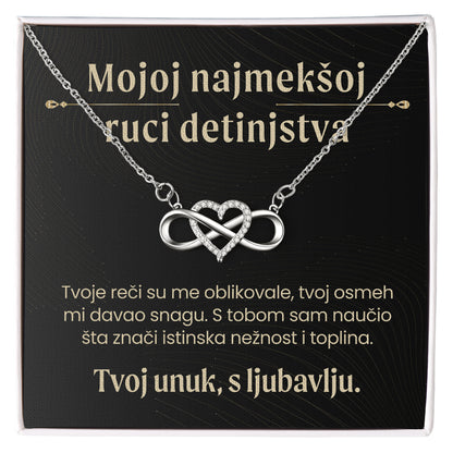 Mojoj najmekšoj ruci detinjstva – Posveta sa lančićem za baku od unuka