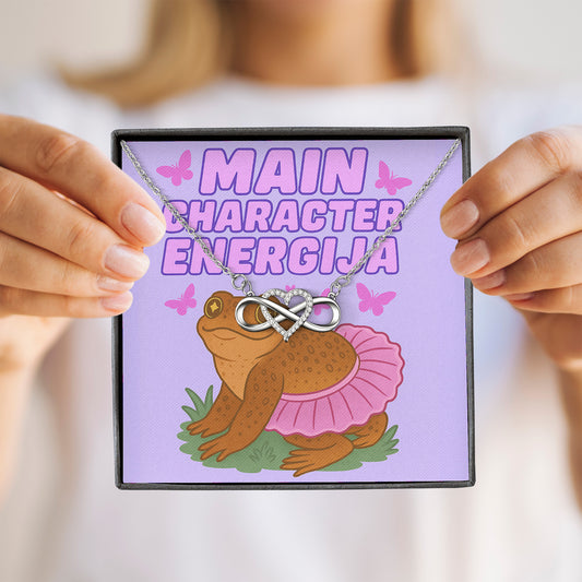 Main character energija - Posveta sa lančićem za nju