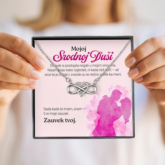 Mojoj srodnoj duši – Posveta sa lančićem za devojku od momka