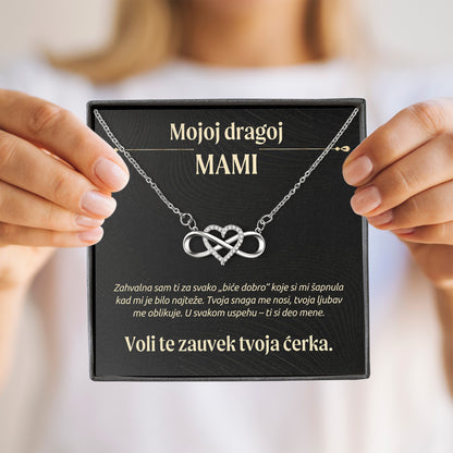 Mojoj dragoj mami – Posveta sa lančićem za majku od ćerke