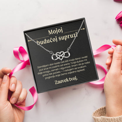 Mojoj budućoj supruzi – Posveta sa lančićem za devojku od momka