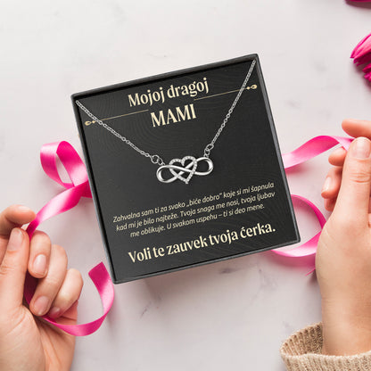 Mojoj dragoj mami – Posveta sa lančićem za majku od ćerke