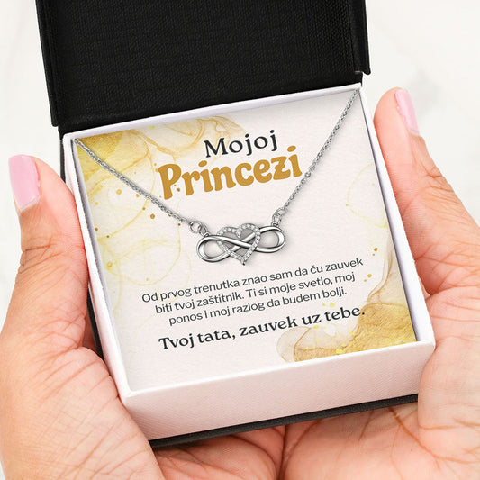 Mojoj princezi – Posveta sa lančićem za ćerku od oca