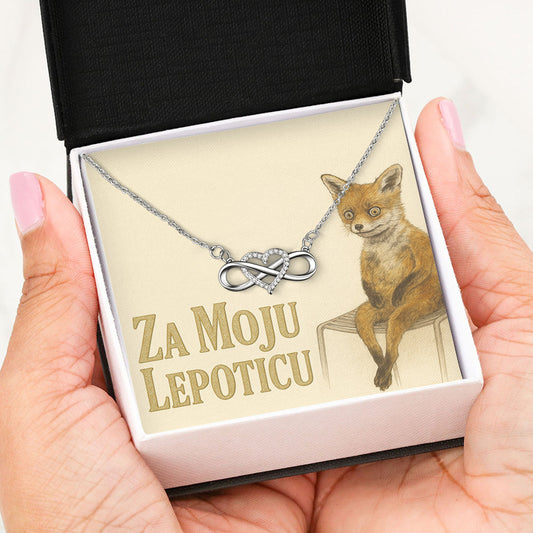 Za moju lepoticu - Posveta sa lančićem za nju