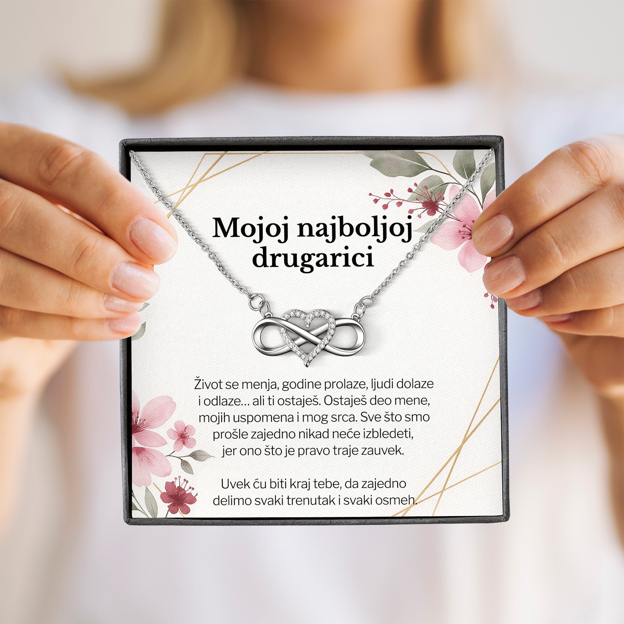 Mojoj najboljoj drugarici - Posveta sa lančićem od prijateljice